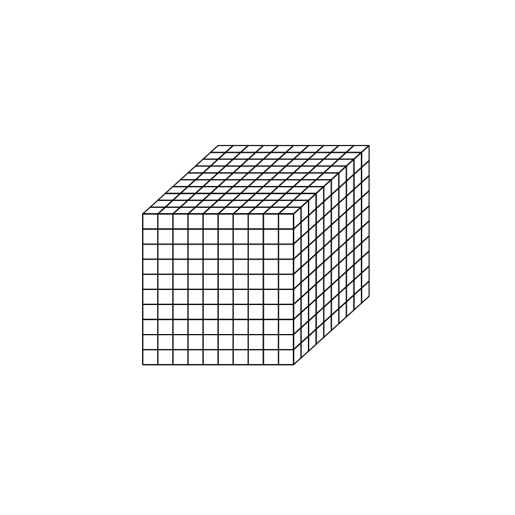 Base 10 Blocks Thousands Kaleidospia dienes