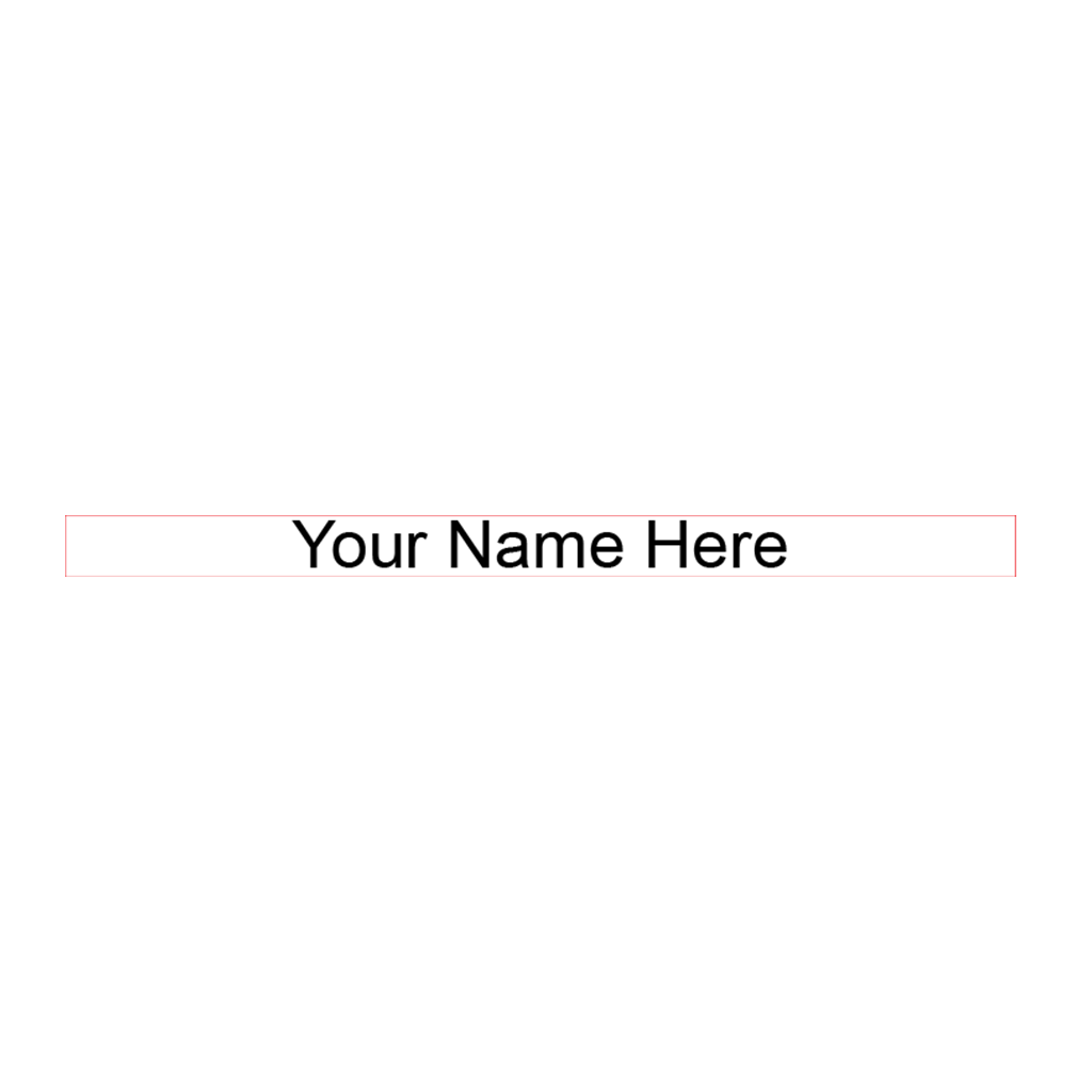 Name Stamp