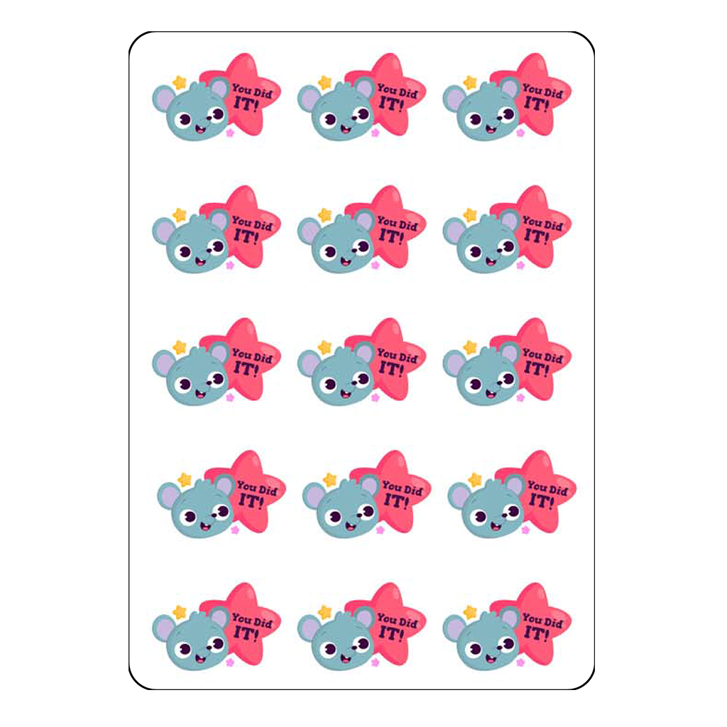 Baby Animals Encouragement Sticker Pack