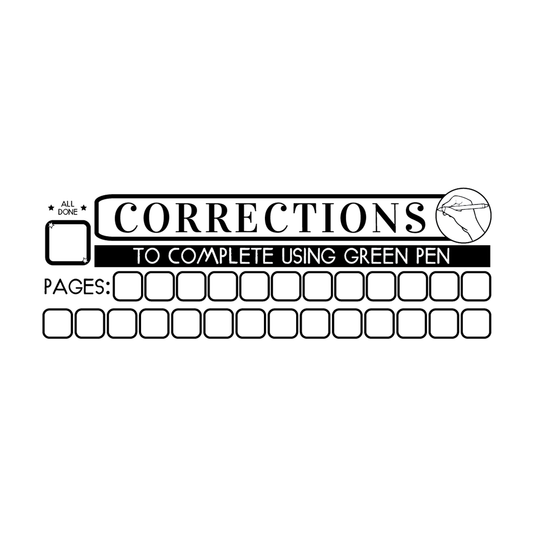 Corrections Table