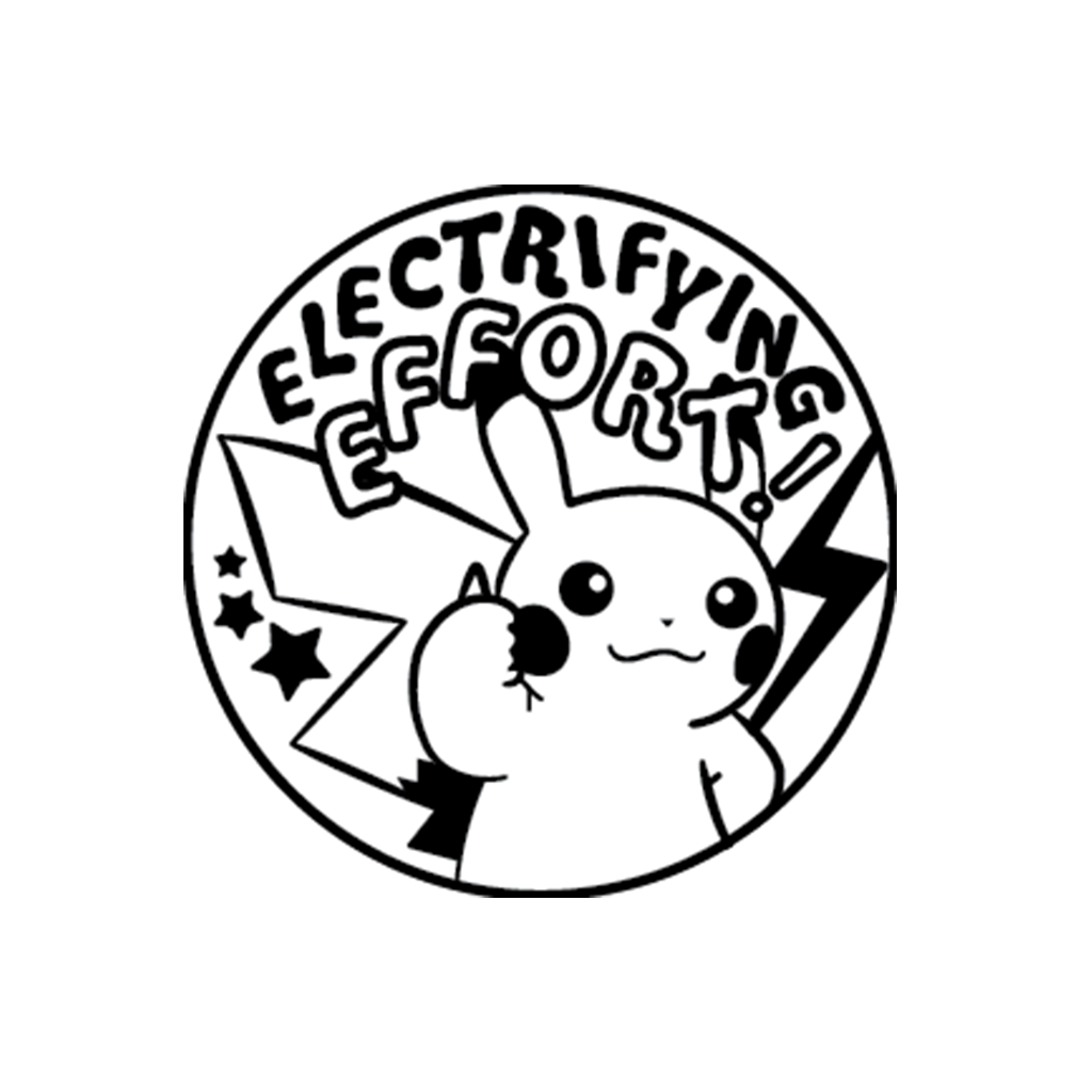 Pikachu Electrifying Effort